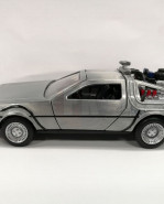 Back to the Future Hollywood Rides Diecast Model 1/32 DeLorean Time Machine